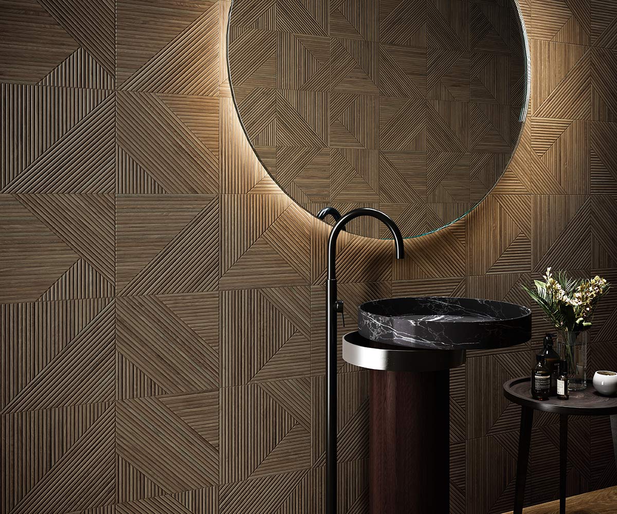 Tangram walnut