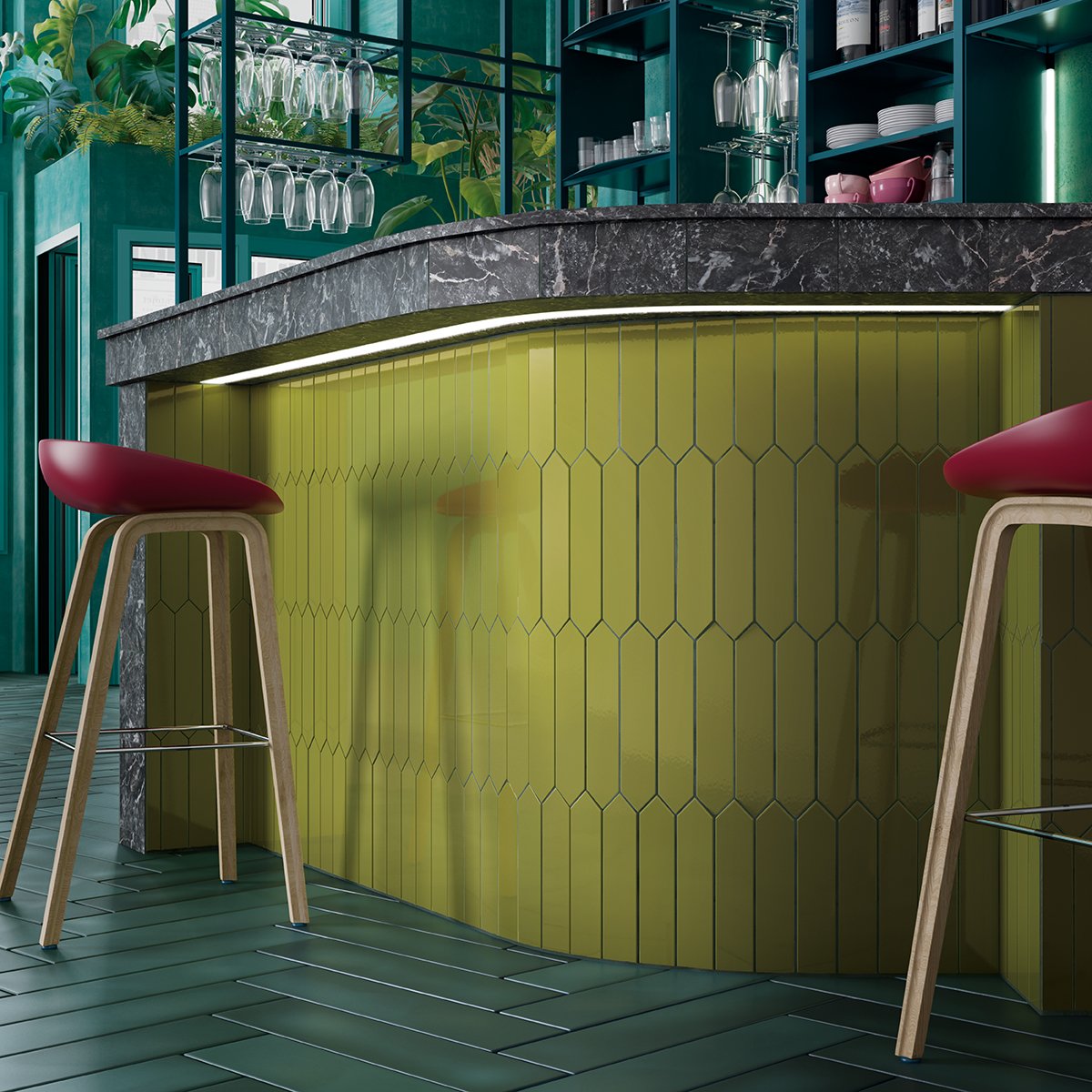 Stromboli viridian green