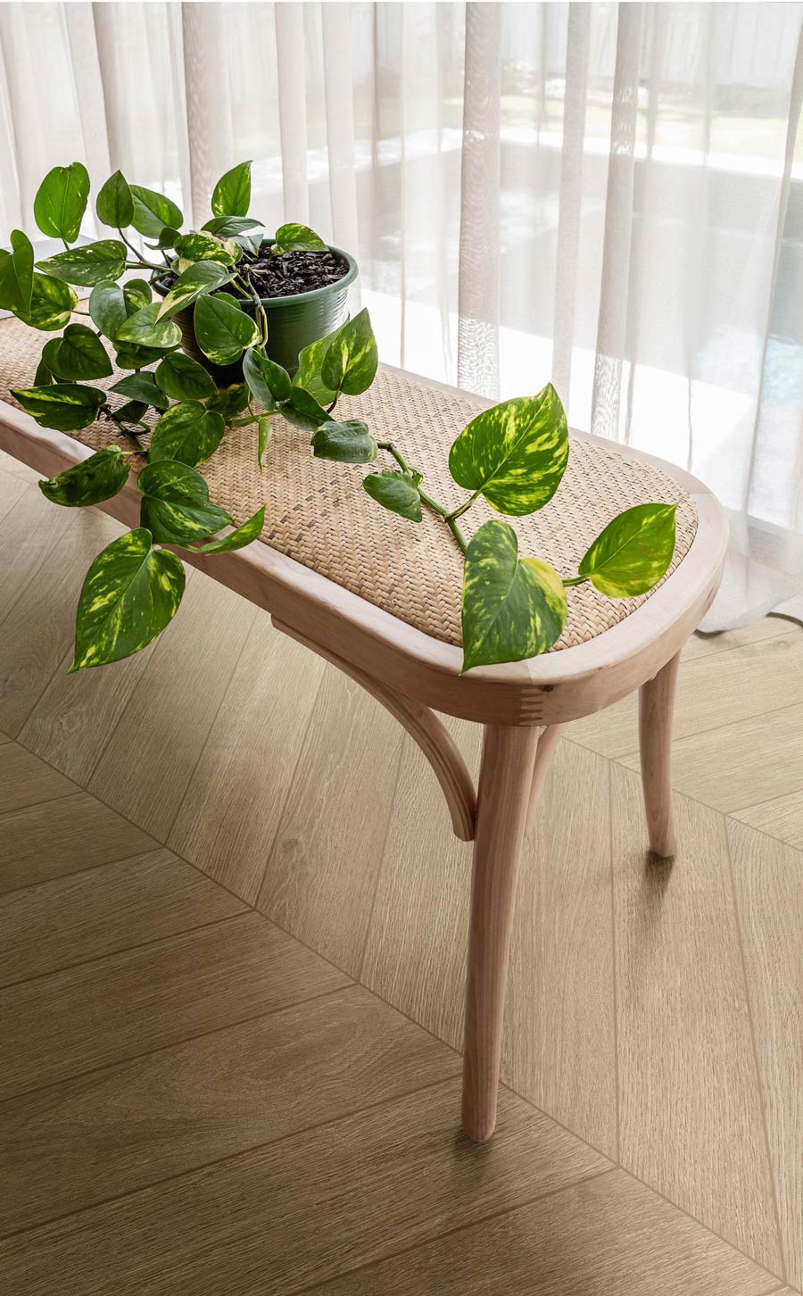 Ossimori Beige Chevron