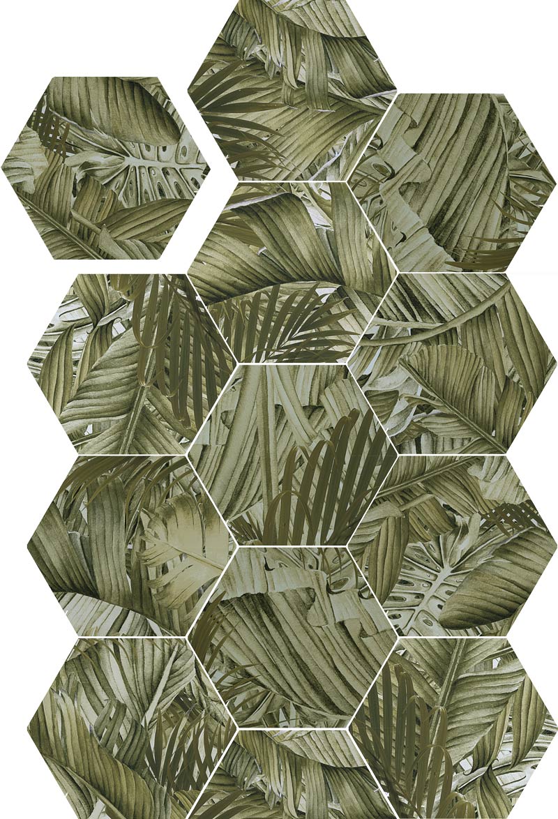 Vegetal trend green hex