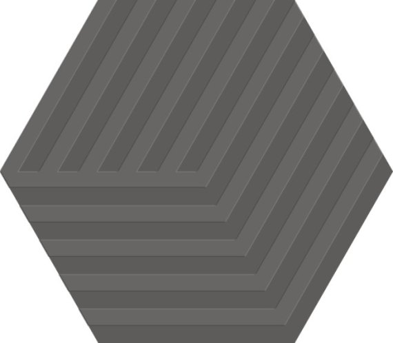 Gallery Dark hex cube