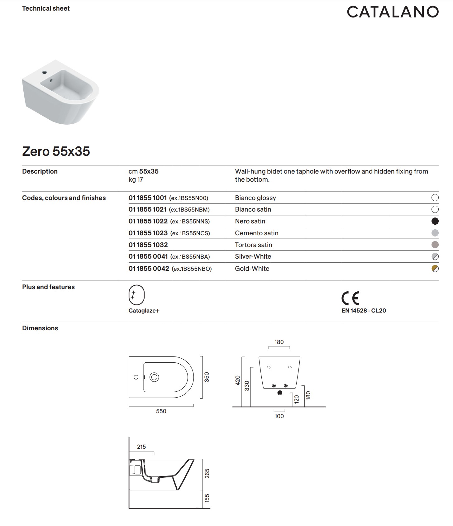ZERO 55 white & silver [0118551041]