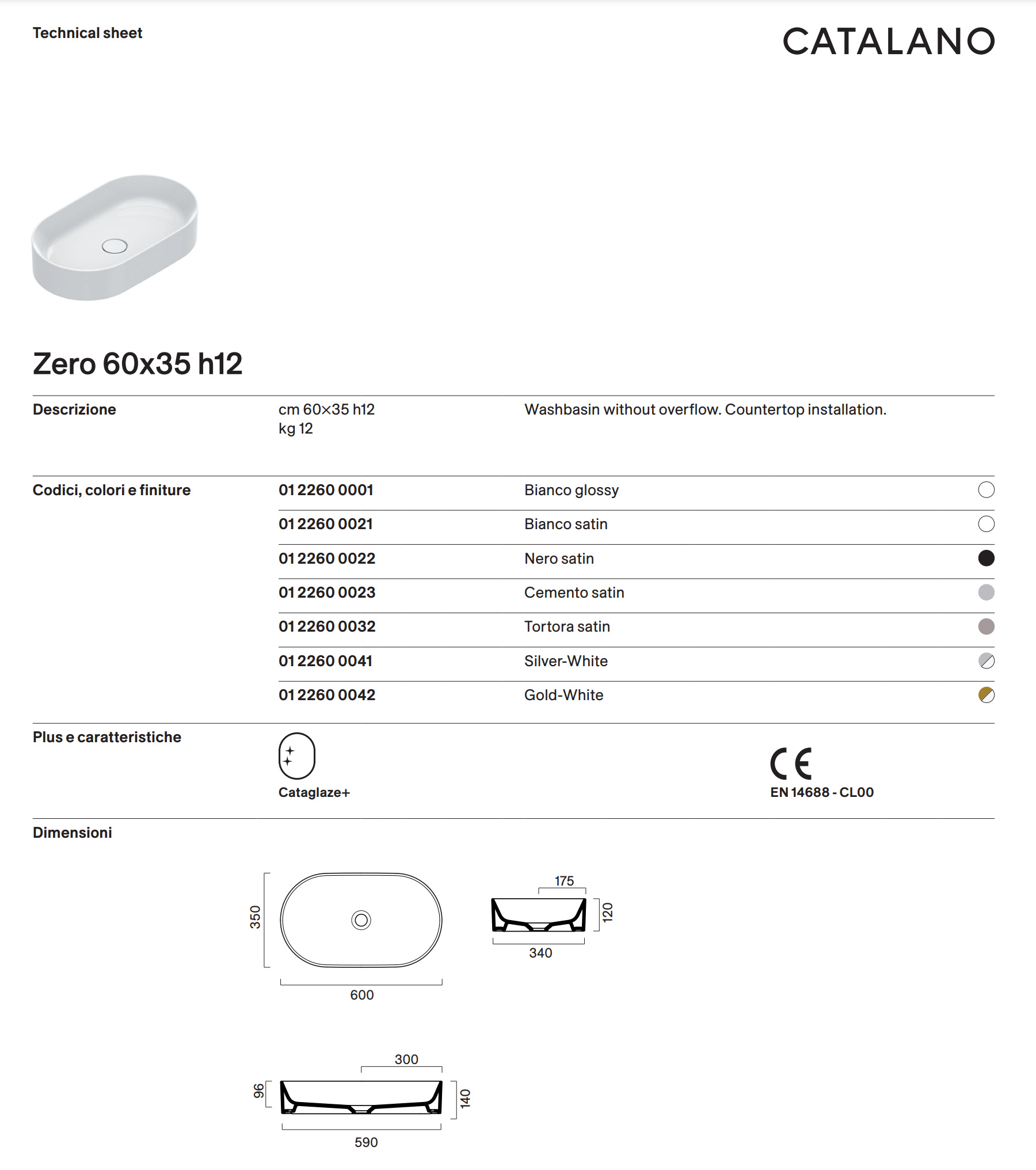 Zero 60 white & silver [0122600041]