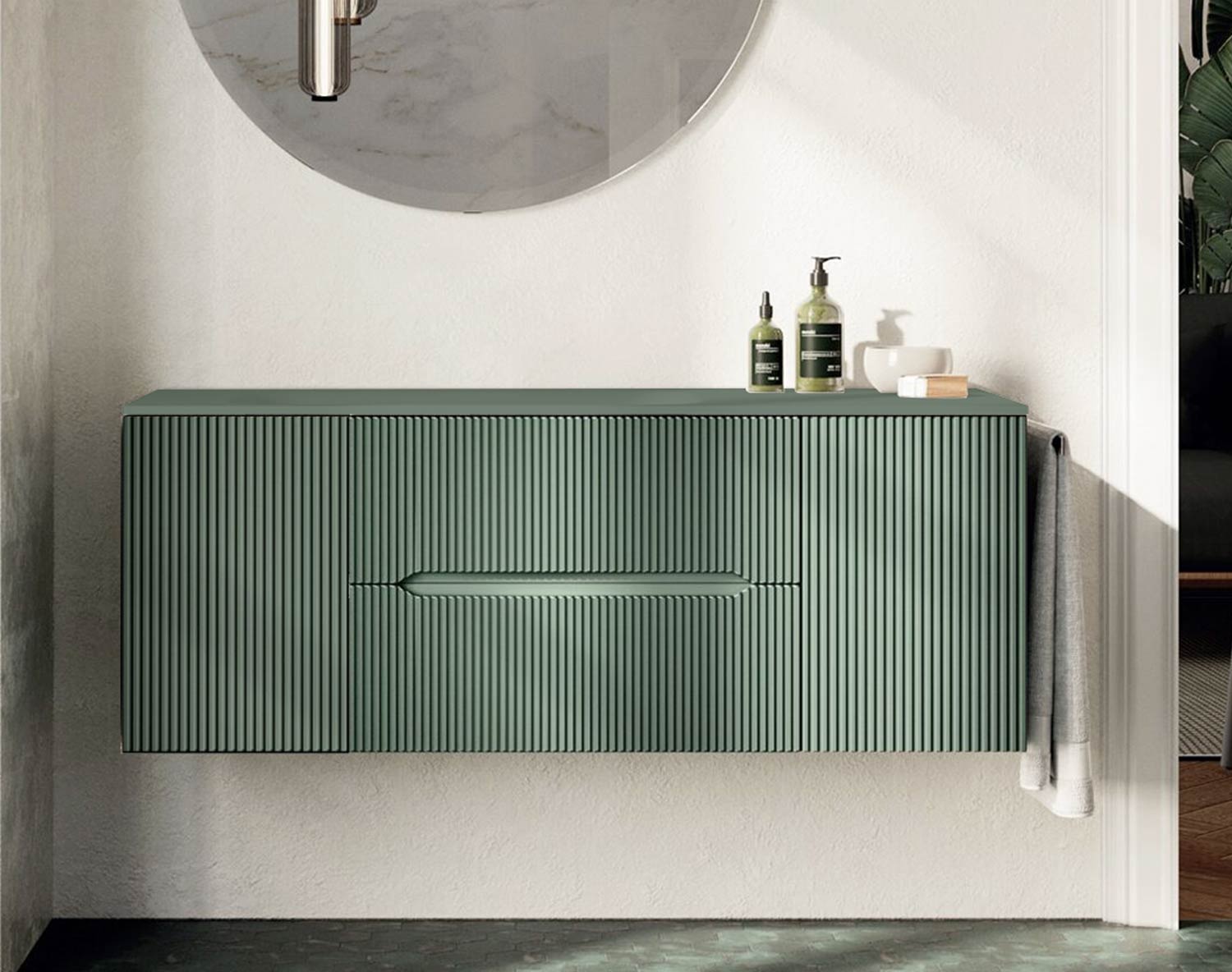 Easy cannettato Verde bosco (L120)