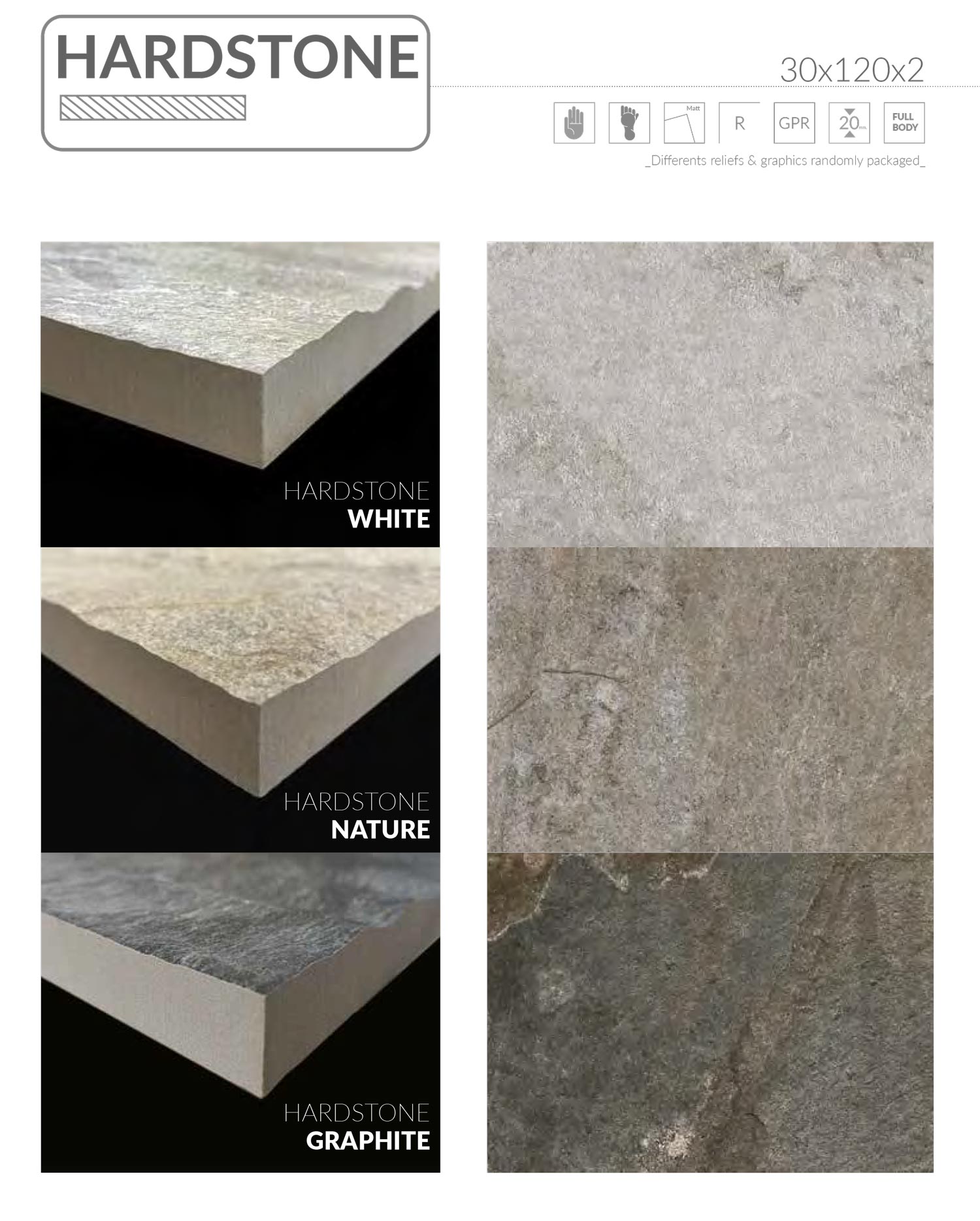Hardstone Grafito