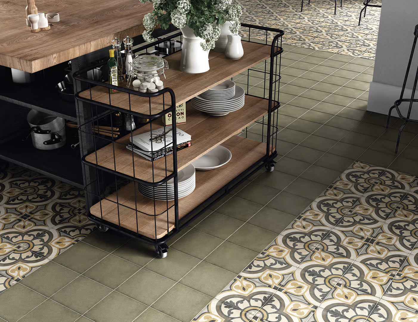 Art Nouveau Cypress Green