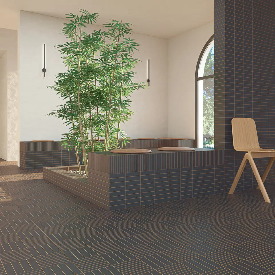 Raster Lines S Deep blue