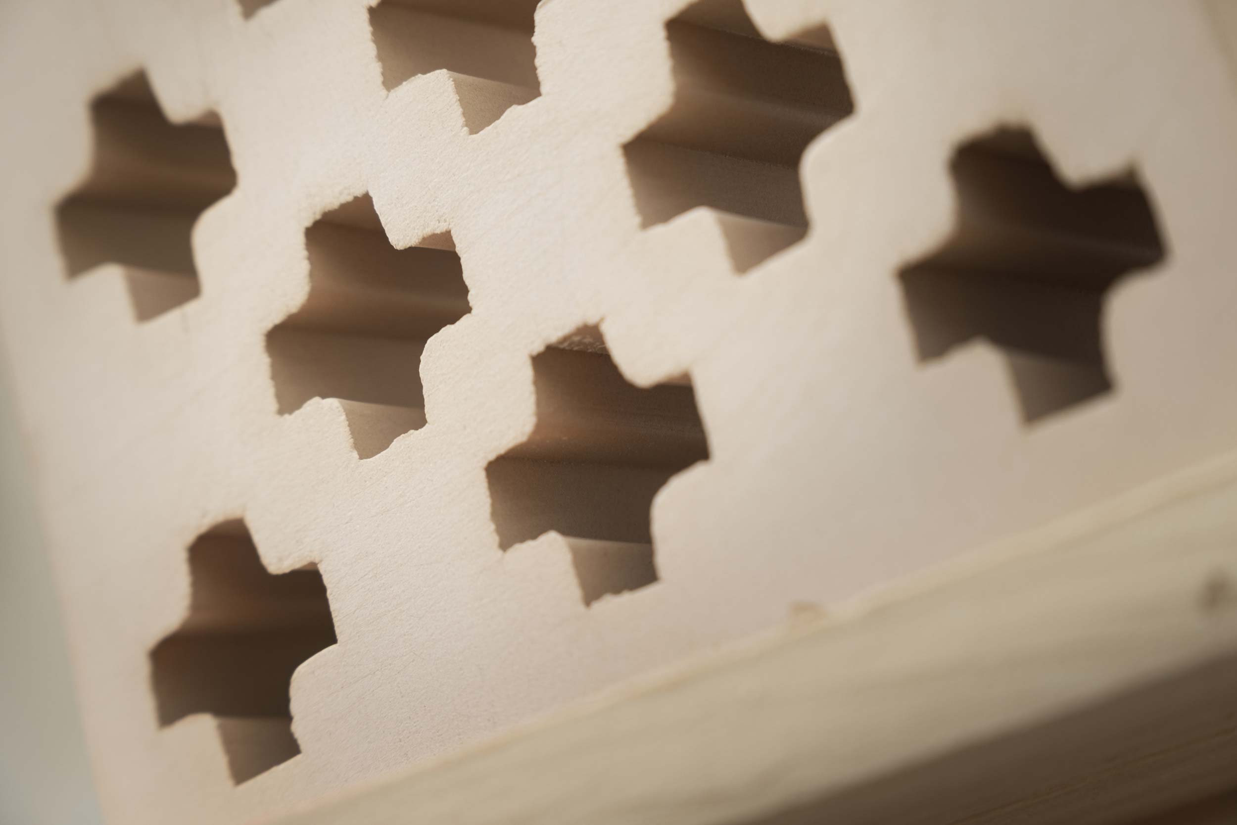 Nuet Circulos Abiertas Beige 15x15